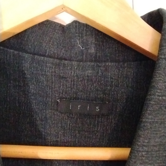 IROS BLACK JEAN JACKET, SIZE 8 - Picture 2 of 4